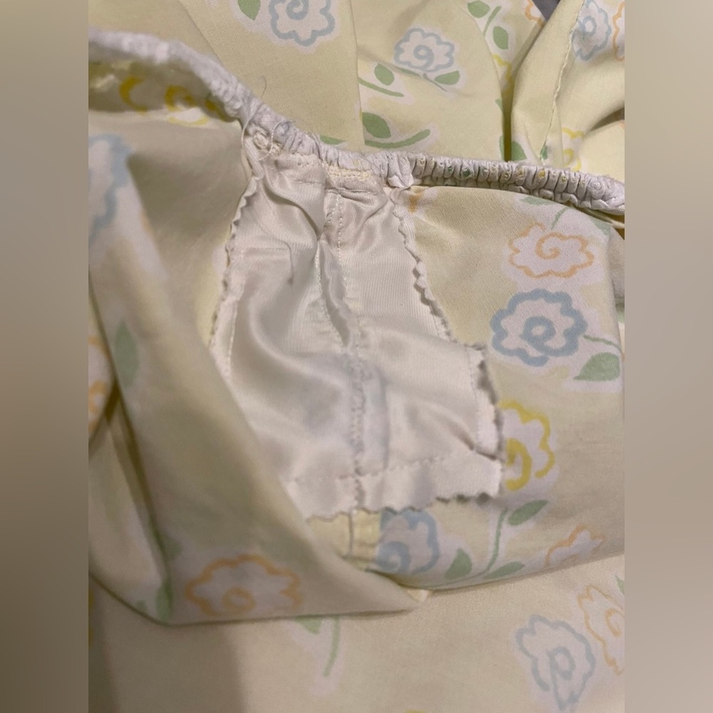 Vintage Queen Bed Sheet And Pillow Case - Picture 4 of 8